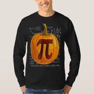Pumpkin Pie Math Halloween Thanksgiving Pi Day T-Shirt