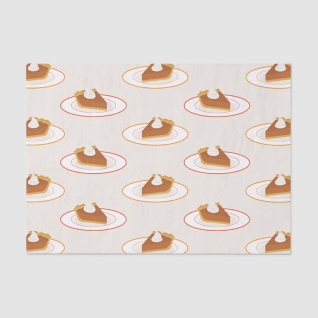 Pumpkin Pie Party Tissue Paper (Front)