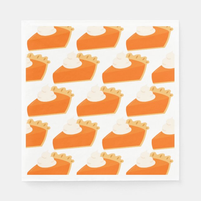 Pumpkin Pie Pattern Napkin (Front)