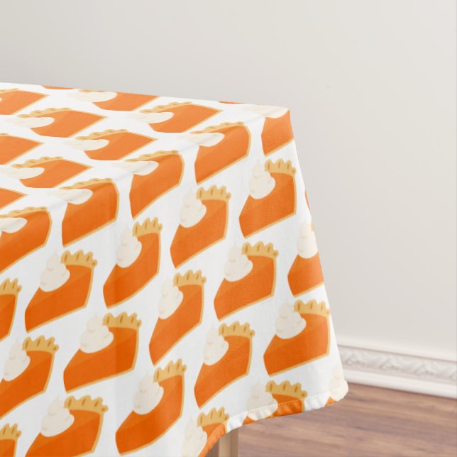 Pumpkin Pie Pattern Tablecloth (In Situ)