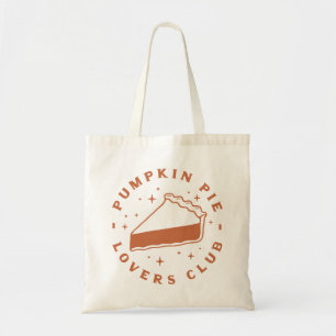 Pumpkin pie quotes cute fall season aesthetic tote bag