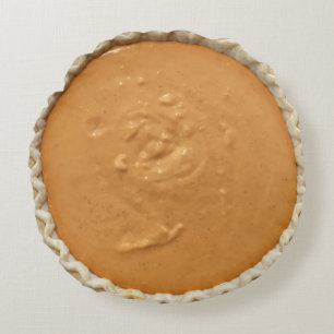 Pumpkin Pie Round Pillow