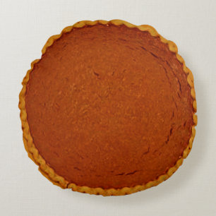 Pumpkin Pie Round Pillow
