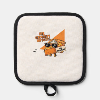 Pumpkin Pie Security Guard Funny Thanksgiving Over Pot Holder