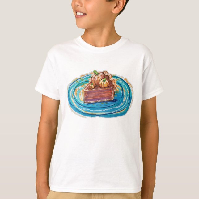 Pumpkin Pie Slice T-Shirt (Front)