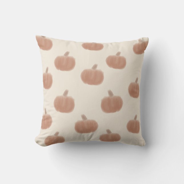 Pumpkin Pillow! Throw Pillow (Front)