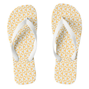 Pumpkin Pinwheels Flip Flops