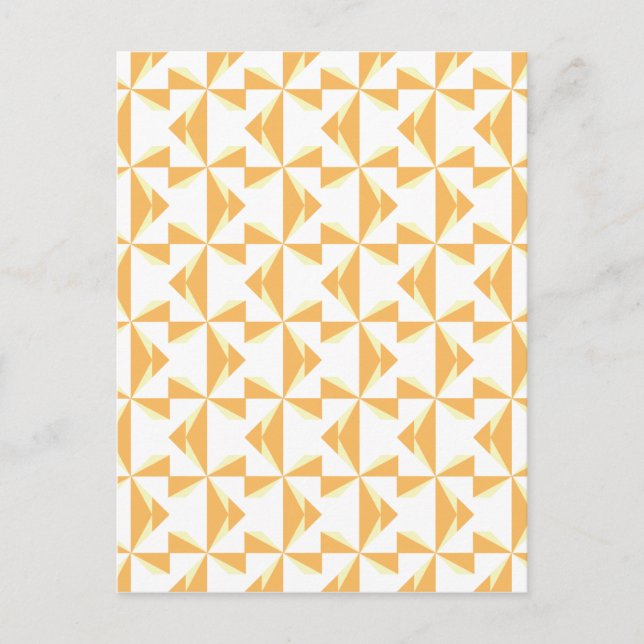 Pumpkin Pinwheels Postcard (Front)