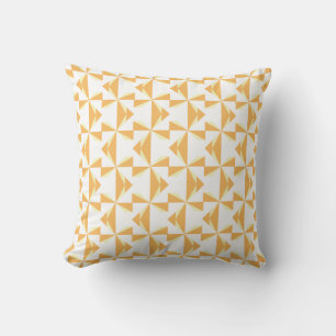 Pumpkin Pinwheels Throw Pillow