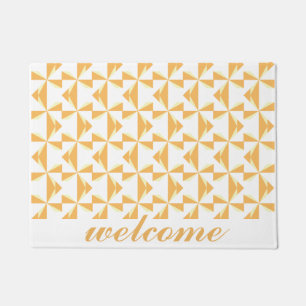 Pumpkin Pinwheels Welcome Doormat
