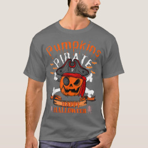 Pumpkin Pirate Happy Halloween, Humour Horror Part T-Shirt
