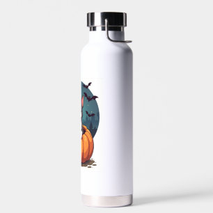 Pumpkin Pitbull Smile Water Bottle