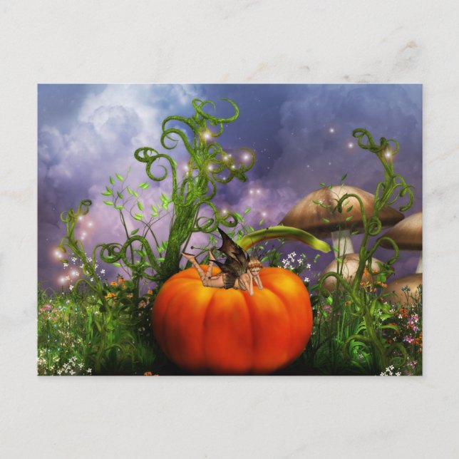 Pumpkin Pixie Postcard (Front)