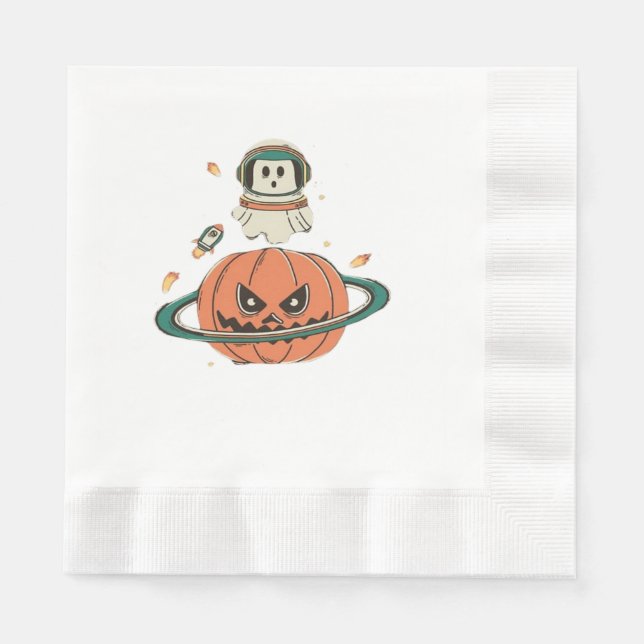 Pumpkin Planet  Napkin (Front)