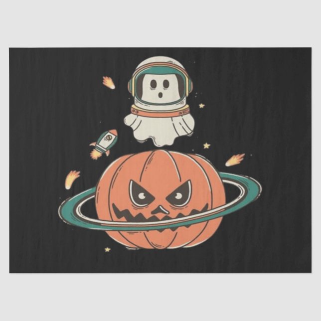 Pumpkin Planet  Tissue Paper (Front)