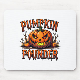 Pumpkin Pounder Top For Partner Of Ginger Red Head Mouse Pad