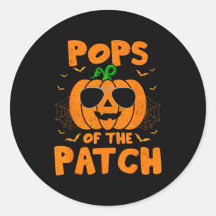 Pumpkin Ps Of The Patch Family Group Costume Hallo Classic Round Sticker