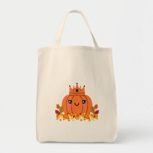 Pumpkin Queen   Fall Aesthetic Halloween Shirt Tote Bag