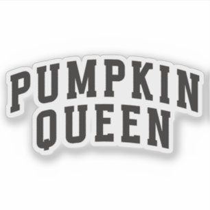 Pumpkin Queen - Fall   Custom-Cut Vinyl 