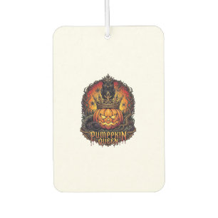 Pumpkin Queen Halloween Owl Spider Black Cat_1 Air Freshener