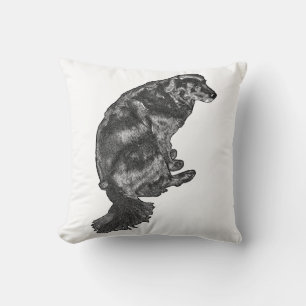 Pumpkin-Quiet Corner — Retriever Throw Pillow