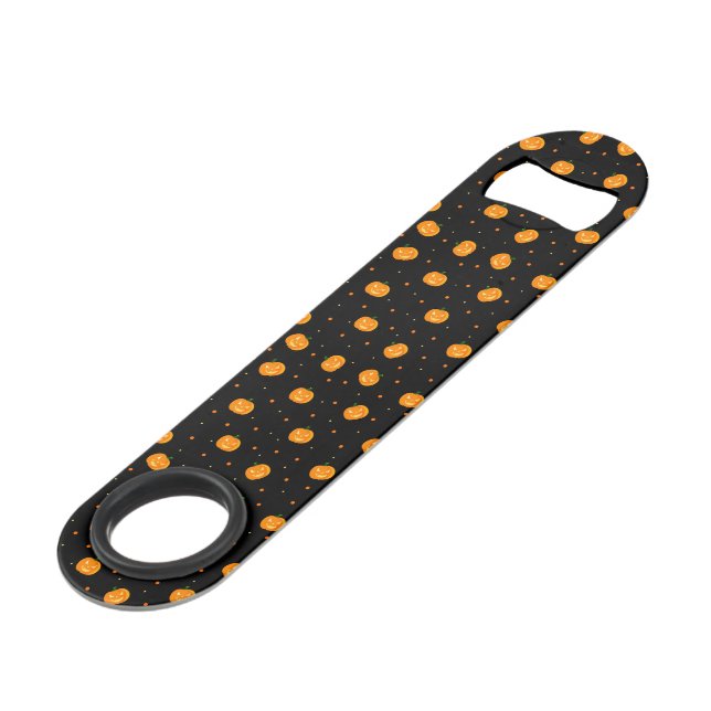 Pumpkin Rain Bottle Opener Bar Key (Front Angled)