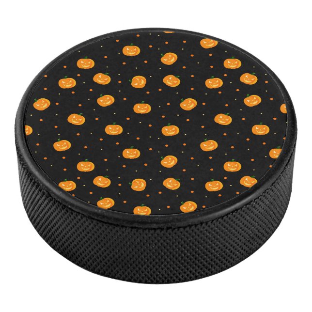 Pumpkin Rain Hockey Puck (3/4)