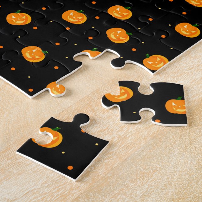 Pumpkin Rain Jigsaw Puzzle (Side)