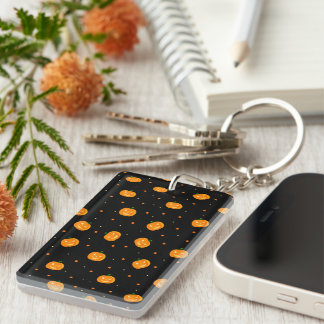 Pumpkin Rain Keychain
