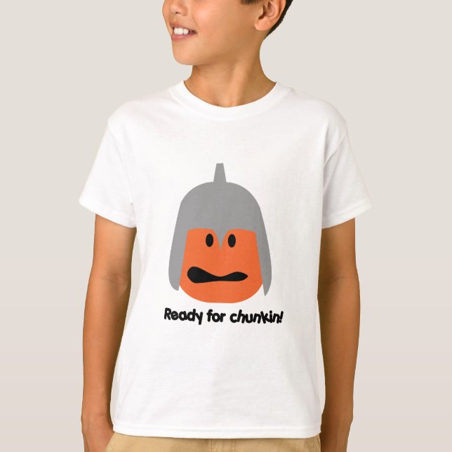 Pumpkin ready for chunkin t-shirt (Front)