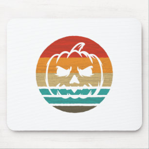 Pumpkin Retro Style Vintage Mouse Pad