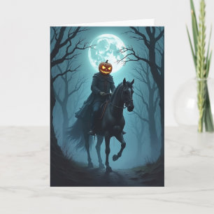 Pumpkin Riders Midnight Card