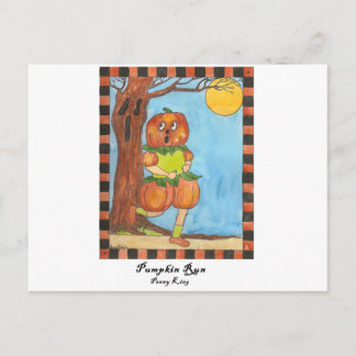 Pumpkin Run Postcard