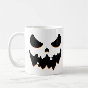 Pumpkin Scary Face Coffee Mug