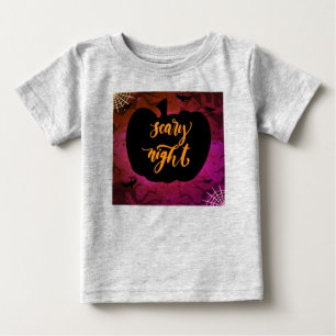 Pumpkin Scary Night Happy Halloween Baby T-Shirt