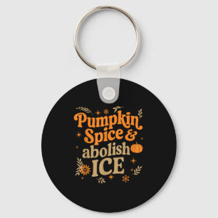 Pumpkin Sce Abolish Ice Anti-trump Resist Fall Hal Keychain