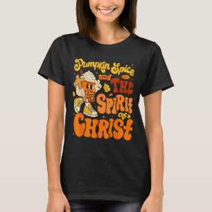 Pumpkin Sce And Jesus Christ Funny Fall Christian  T-Shirt