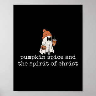 Pumpkin Sce And The Srit Of Christ Christian Hallo Poster