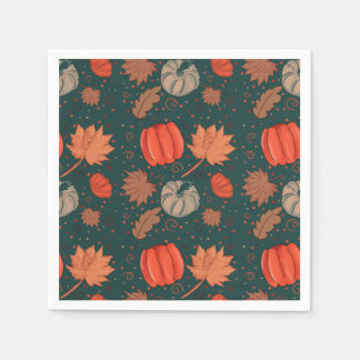 Pumpkin seamless design  napkin