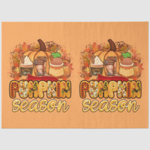 Pumpkin Season Autumn Customize Colour Tissue Paper