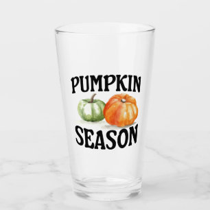 Pumpkin Season Fall Autumn Season Glass