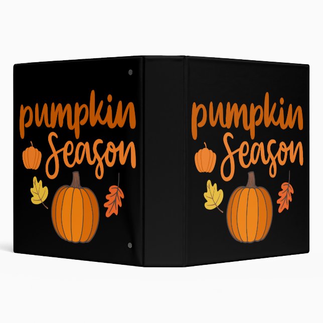  Pumpkin Season Fall Binder (Background)