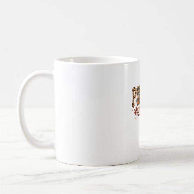 Pumpkin Season Fall Boho Coffee Mug (Left)