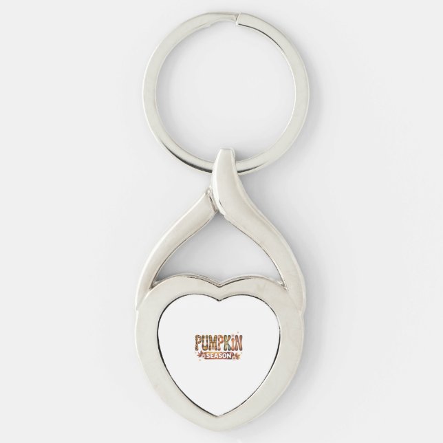Pumpkin Season Fall Boho Keychain (Front)