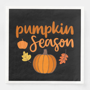 Pumpkin Season Fall Napkin