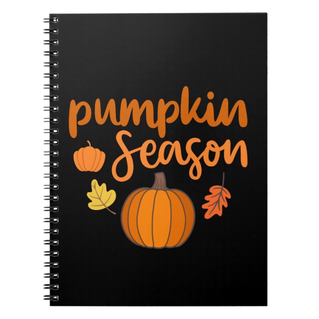 Pumpkin Season Fall Notebook (Front)