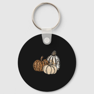 Pumpkin Season Funny Autumn Fall Y'all Leaves Than Keychain