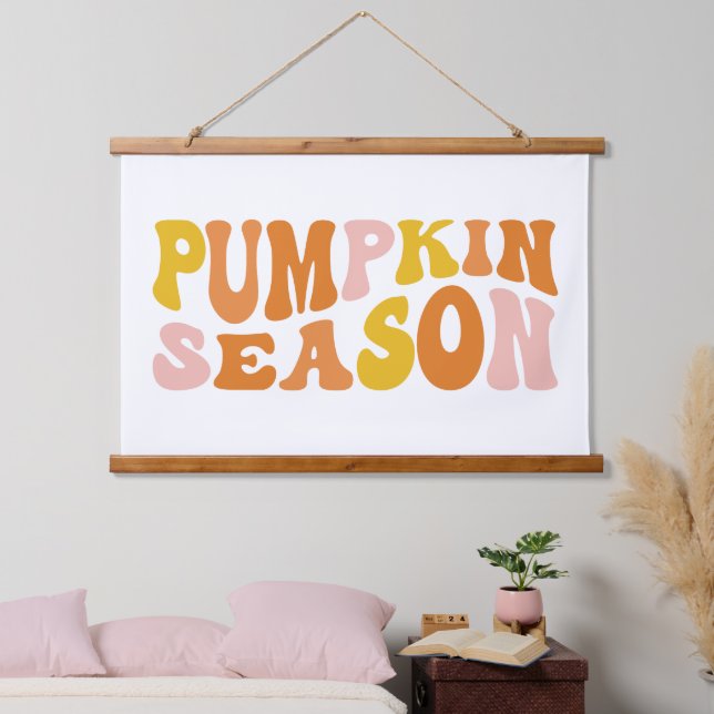 Pumpkin Season Hanging Tapestry (Bedroom)