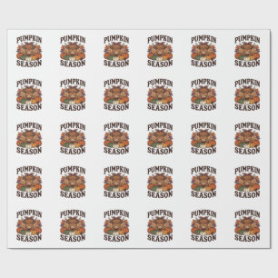 Pumpkin Season Highland Cow Vintage Fall Shirt_1 Wrapping Paper
