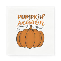 Pumpkin Season Napkin